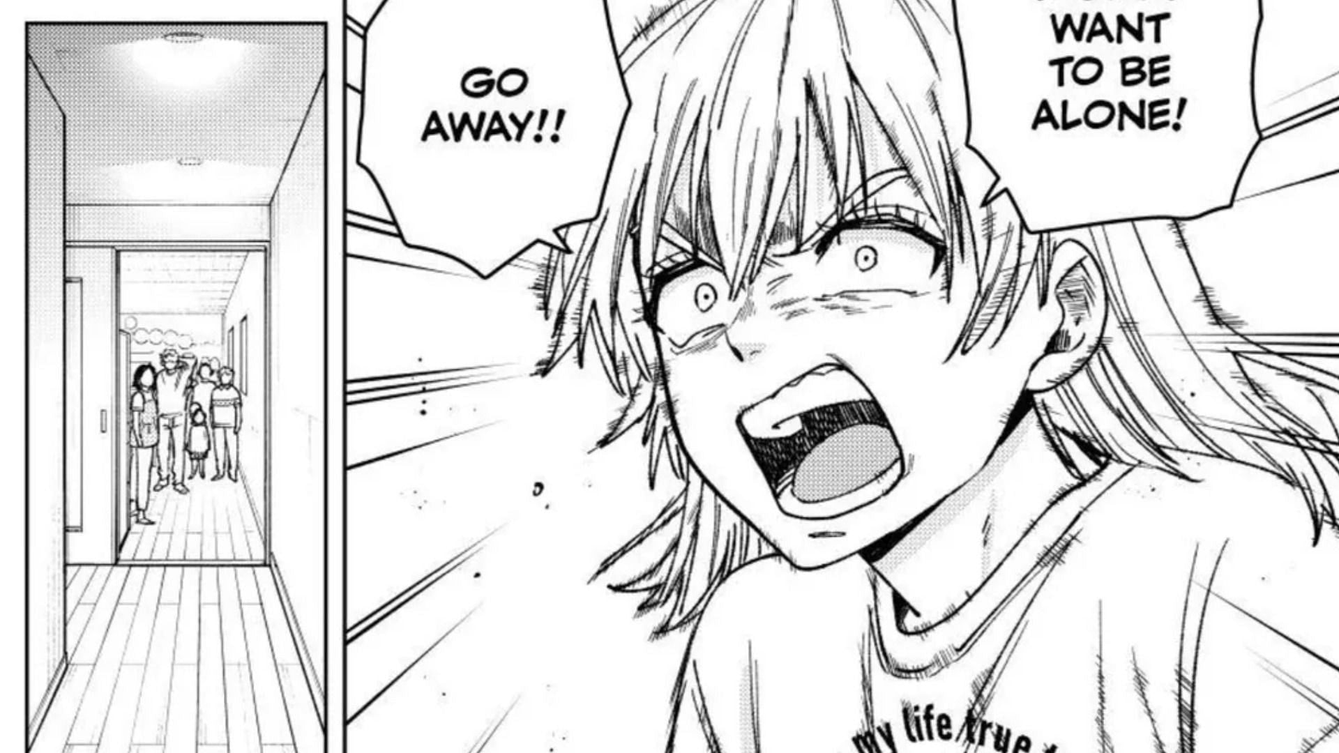 Natsuki is introduced as an aggressive girl in Wind Breaker chapter 184 (Image via Kodansha)